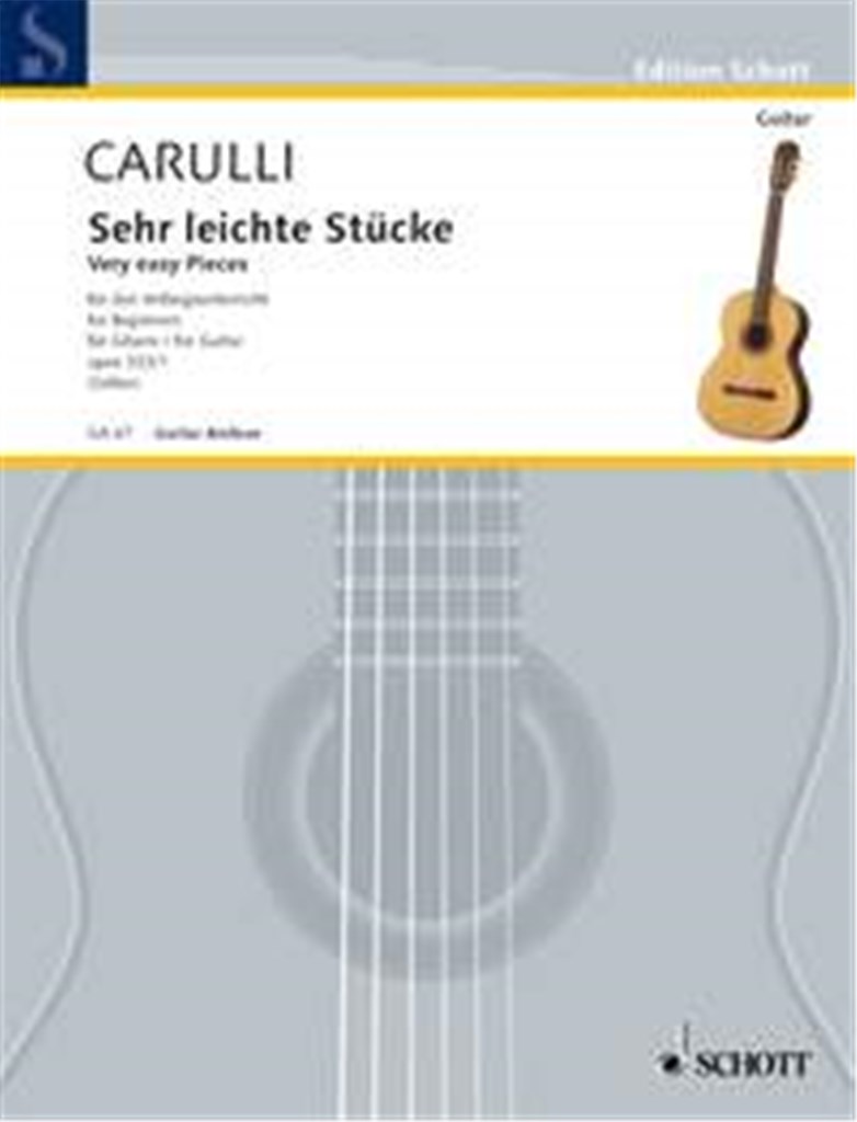 Sehr Leichte Stucke Opus 333/1 Git